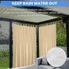 Outdoor Vorhang Wetterfest mit Klett-Schlaufen, B254xH213cm Produktbild-Vorschau 4