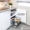 bremermann výsuvný koš na skříňku 30 cm s policí, kuchyňská Náhled obrázku produktu 2