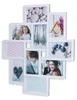 A white multi-photo frame collage displaying various pictures. Produktbild-Vorschau