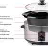 alpina Slow Cooker 3,5L - Multikocher mit Warmhaltefunktion Produktbild-Vorschau 3