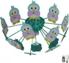 RGB LED Kinderzimmer Deckenbeleuchtung mit Eulen VIKI 2 Produktbild-Vorschau 1