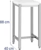 Metzgerblock aus Polyethylen auf Stahlsockel, 40 x 40 x 88 Produktbild-Vorschau 7