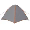 Design Campingzelt 3 Personen Grau & Orange 240x217x120 cm Produktbild-Vorschau 6