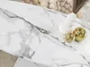 Ovaler Designer-Esstisch 200x100 GERSON - weißer Marmor Produktbild-Vorschau 7