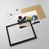 Gerahmtes Poster - Schwarzer Rahmen - Kraniche Berge Sonne Produktbild-Vorschau 4