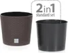 Prosperplast Round Rato 4.7l 20x20x19 Cm Blumentopf Grau  Produktbild-Vorschau 10