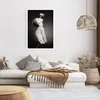 Poster - Poster ohne Rahmen - Nackt Frau Blumen - 61x91,5 Produktbild-Vorschau 6
