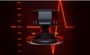 A racing wheel and pedals with a graph overlay. Anteprima dell’immagine prodotto