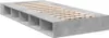 vidaXL Bettgestell Betongrau 90x190 cm Holzwerkstoff Produktbild-Vorschau 6