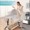 Beistellbett höhenverstellbar Babybett mit Rollen Produktbild-Vorschau 4