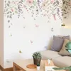 Eleganter Blumen-Wandsticker – Vinyl-Wandsticker in Weiß, Produktbild-Vorschau 5