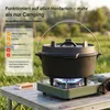 BBQ Feuertopf | Eingebrannter 3,5 L Dutch Oven aus Produktbild-Vorschau 5