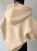 Damen-Hoodie mit Kapuze Sportlich Oversize Warm Bequem Produktbild-Vorschau 2