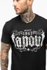 Herren T-Shirt normale Passform CRASHED Black/White XXL Produktbild-Vorschau 5