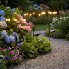 Luce solare ad asta 6 LED per esterni in plastica 70cm 6h Anteprima dell’immagine prodotto 12