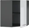 Eckhängeschrank Vicco R-Line Weiß Hochglanz 57 cm, Model Produktbild-Vorschau 4