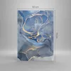 Bilder auf glas - Einteilig - Gold Blau Farbe - 50x70cm - Produktbild-Vorschau 3