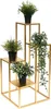 DanDiBo Escalier pour fleurs Métal doré 82 cm Escalier pour Voir les images du produit 8