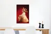 MuchoWow® Poster Eine Flamenco-Tänzerin vor einem roten Produktbild-Vorschau 5