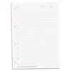 A blank sheet of lined paper with numbered lines and header fields for name, date, and subject. Podgląd zdjęcia produktu