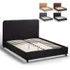 Letto singolo grande completo in tessuto con giroletto Anteprima dell’immagine prodotto 2