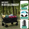 Avalo Wagen klappbar mit Rollen - wetterfester Bollerwagen Produktbild-Vorschau 9