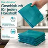 Microfaser Geschirrtücher Waffelpique petrol 10 Stück Set, Produktbild-Vorschau 2