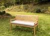 Sitzkissen outdoor 120x60x7cm Grau, bankkissen outdoor, Produktbild-Vorschau 2