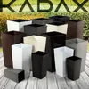 KADAX Doniczka Donica z Wkładem Osłonka Kwietnik Wysoka Podgląd zdjęcia produktu 11