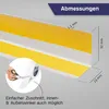 HOLZBRINK Weichsockelleiste selbstklebend PVC 32x23mm, 25 m Produktbild-Vorschau 2