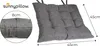 Sunnypillow 4er Set Stuhlkissen mit Bändern 45x45 cm Produktbild-Vorschau 2