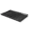 A black wire dog crate is shown from a slightly elevated side angle against a white background. Anteprima dell’immagine prodotto