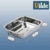 Vilde | Pekáč nerezový 26cm - Zapékací mísa se sklopnými Náhled obrázku produktu 4