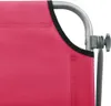 vidaXL Sonnenliege mit Sonnendach Stahl Rosa Produktbild-Vorschau 5