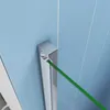 195cm chrom  Armatur  Aluminium-Rahmen dushe Zubehör Produktbild-Vorschau 3