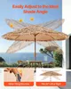 SucceBuy Strohschirm Sonnenschirm Hawaii Strand Terrasse Produktbild-Vorschau 3