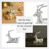 Marrakesch Weihnachtsdeko Hirsch Silber 19 cm | Edle Produktbild-Vorschau 7