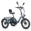 Tuk skladací bicykel e-bike nákladný bicykel 20 palcový 48V Náhľad obrázku produktu 7