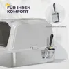 PawHut Katzenklo, Katzentoilette mit Deckel, Streuschaufel, Produktbild-Vorschau 7