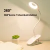 Leselampe,dimmbar Schwanenhals Clip Lampe,Tragbares Bett Produktbild-Vorschau 3