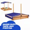 Piaskownica z daszkiem „regulowanym na wysokość” 98 x 98 x Podgląd zdjęcia produktu 4