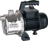 A stainless steel water pump with a black motor and handle, set against a white background. Podgląd zdjęcia produktu
