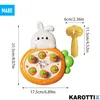 KAROTTIX Schlagspiel Hase Karotte mit Hammer Produktbild-Vorschau 5