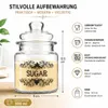 6 Vorratsdosen Vorratsglas Dose Vorratsgläser Glas Produktbild-Vorschau 4