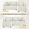 Merax 3-Sitzer Sofa, L-förmiges Ecksofa mit Chaiselongue, Produktbild-Vorschau 6