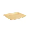 PAPSTAR Teller pure 85506 18x18x2cm eckig Holz 25 St./Pack. Produktbild-Vorschau 1