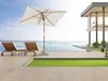 Sekey 200x150 cm Rechteck Holz Sonnenschirm UV50+ Creme Produktbild-Vorschau 3
