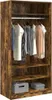 vidaXL Kleiderschrank Räuchereiche 100x50x200 cm Produktbild-Vorschau 3