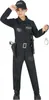 A child dressed as a police officer, posing for a photo. Anteprima dell’immagine prodotto