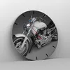 Wanduhr - Rund - Glasuhr - Motorrad Geschwindigkeit Motor - Produktbild-Vorschau 4